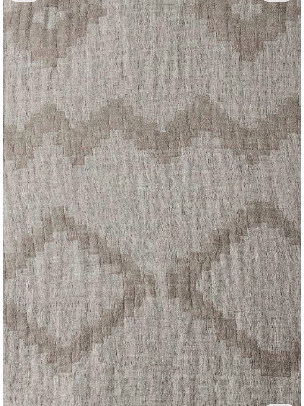Aritzia Wilfred Beige and Light Taupe Diamond mosaic Blanket Scarf